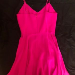 Amanda Uprichard spaghetti strap Fit & Flare Dress